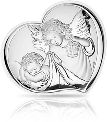 Икона серебряная Valenti Ангел-хранитель (6 x 8 см) 81258 1L