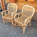 Набор: 2 кресла плетеных из лозы (65 x 55 x 94 см) VL018