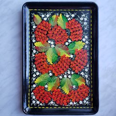 Поднос с петриковской росписью цветочный (31 x 21 x 2 см) VP0053