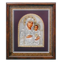 Иерусалимская икона Божией Матери Silver Axion (15 x 17 см) 813-1120