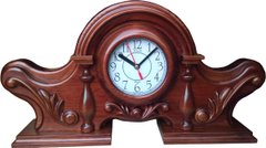 Часы деревянные на камин (47 x 24 x 11 см) N2