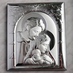 Икона серебряная Silver Axion "Святое Семейство" (23 x 26,5 см) EP445-188XG/S