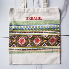 Сумка тканинна з українською символікою (35 x 38 см) US0127