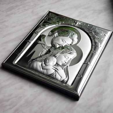 Ікона срібна Silver Axion "Свята Родина" (23 x 26,5 см) EP445-188XG/S
