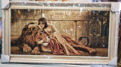 Гобеленовая картина с люрексом "Клеопатра" (49 x 89 см) GB114, 49 x 89, от 51 до 100 см