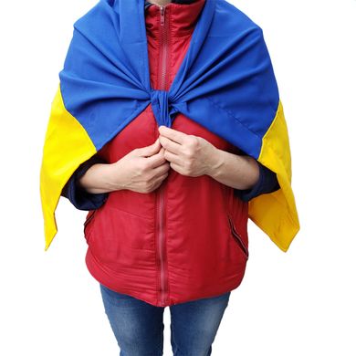 Флаг Украины габардиновый П5Г (65 x 105 см) US0016-1