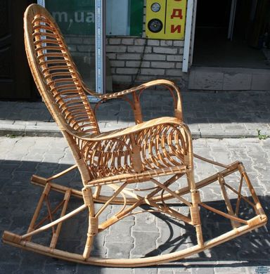 Кресло-качалка из лозы (120 x 65 x 120 см) KK005