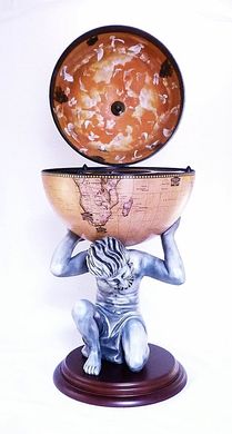 Глобус-бар напольный Atlas 42 см сфера, Зодиак (42 x 42 x 85 см) 42016N-WE
