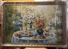 Гобеленовая картина "Цветы" (82 x 115 см) GB121, от 101 см и более