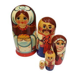 Матрьошка "Українка", 5 ляльок (h-10,5 см) MU072