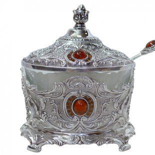 Сахарница с ложкой (h-11 см, 175 мл) 466-1200