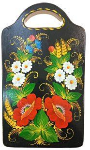 Дошка з петриківським розписом М5В (34 x 20 x 1,5 см) TR0568