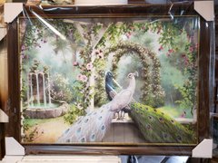 Картина-репродукція "Пара павичів" (60 x 80 см) RP0131