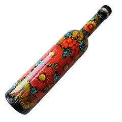 Бутылка с петриковской росписью (0,5 л) IS052