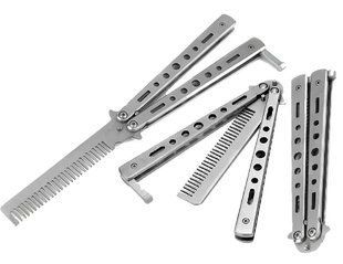 Гребінець метелик Benchmade (Балісонг) тренувальний (22 см) 26-C25S