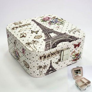 Шкатулка для украшений "France" (15,5 x 15,5 x 7 см) N92-2