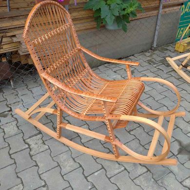 Крісло-качалка з лози (140 x 61 x 111 см) VL030