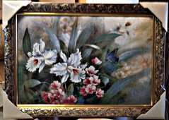 Гобеленовая картина "Цветы" (46 x 64 см) GB137