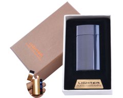 USB зажигалка в подарочной упаковке Lighter (Спираль накаливания) XT-4981 Black