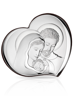 Ікона срібна Valenti Свята Родина (9 x 11 см) 81252 2L 1