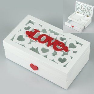 Шкатулка для украшений "Love" (20 х 12 х 7 см) 051TP
