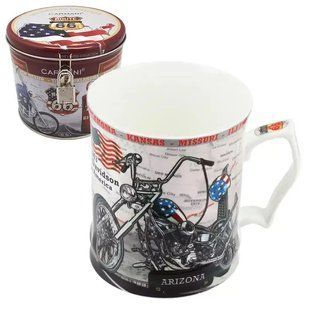 Кружка порцелянова Carmani "Harley Davidson Captain America" (480 мл) 016-6007
