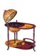 Глобус-бар зі столиком 42 см сфера, коричневий (81 x 51 x 91 см) 42004R