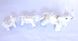 Фигурка Слоники 14 белый (3 шт., h-11, 12, 27 см, полистоун) H2733-5N