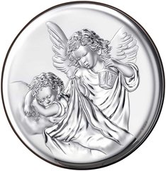 Икона серебряная Valenti Ангел-хранитель (5 x 5 см) 18023 1L