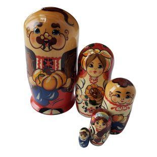 Матрешка "Украинец", 5 кукол (h-10,5 см) MU117