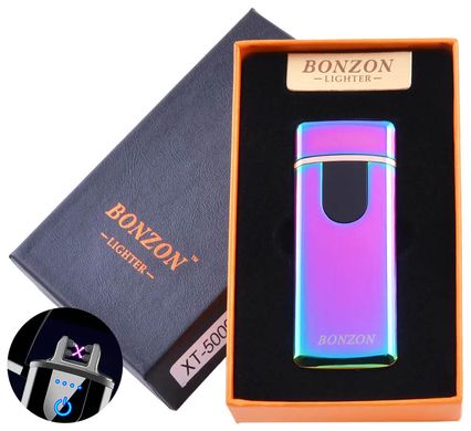 Електроімпульсна запальничка в подарунковій коробці Lighter (USB) №5009 Хамеліон