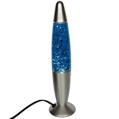 Ночник-светильник "Лавовая лампа - звездочки" синяя (h-34 см) LL0002