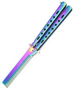 Гребінець метелик Benchmade (Балісонг) тренувальний (22 см) 26-C25A