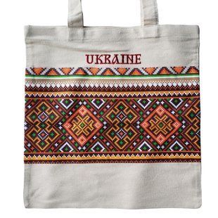 Сумка тканевая с украинской символикой (35 x 38 см) US0141