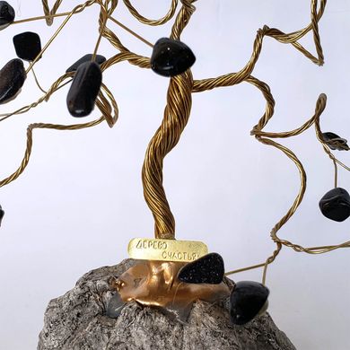 Фигурка из камня "Дерево счастья - Авантюрин" (17 x 13 x 20 см) FO0022