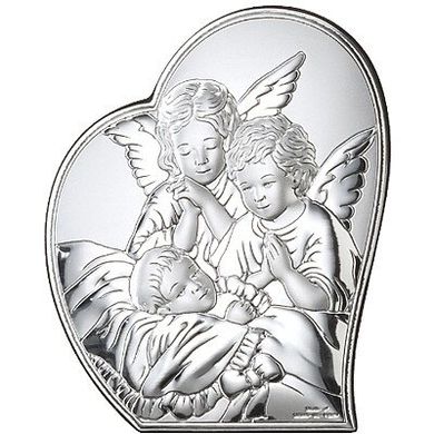 Икона серебряная Valenti Ангел-хранитель (6 x 7 см) 81084 0L