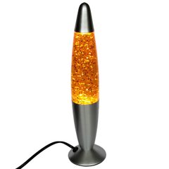 Нічник-світильник "Лавова лампа - зірочки" помаранчева (h-34 см) LL0003