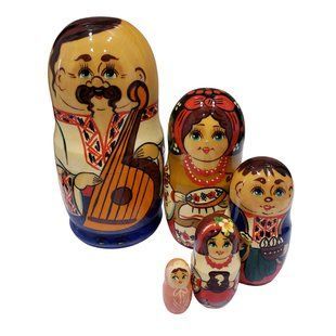 Матрьошка "Українець", 5 ляльок (h-13,5 см) MU084