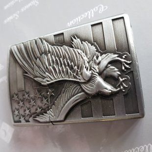 Запальничка кишенькова Harley-Davidson (Звичайне полум'я) 4910 Silver