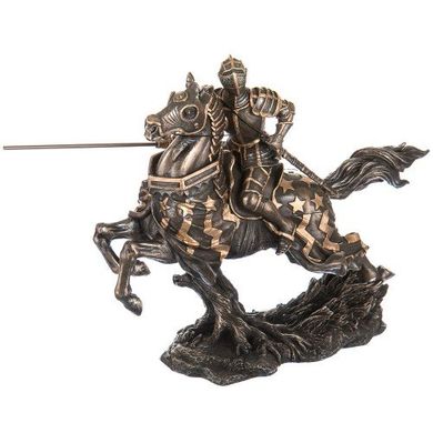 Статуетка "Вершник на коні" Veronese (h-23,5 см) 70040