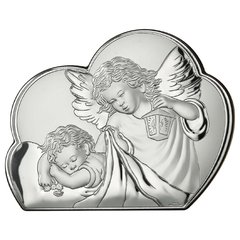 Ікона срібна Valenti Ангел-охоронець (9 x 11 см) 81257 2L