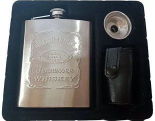 Подарочный набор с флягой и рюмками Jack Daniels QK-166-JACK