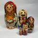 Матрьошка "Українка", 5 ляльок (h-14,5 см) MU144