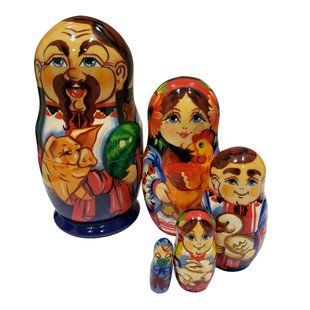 Матрьошка "Українець", 5 ляльок (h-14,5 см) MU086