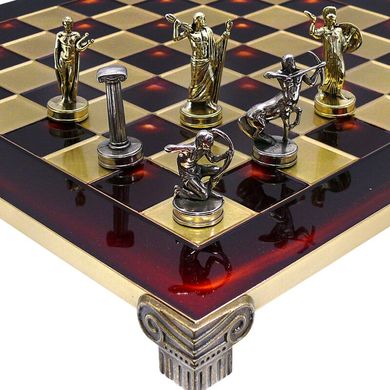 Шахи "Римляни" червоні Manopoulos (36 x 36 см) 088-0502S
