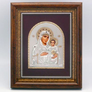 Иерусалимская икона Божией Матери Silver Axion (26 x 22 см) 813-1123