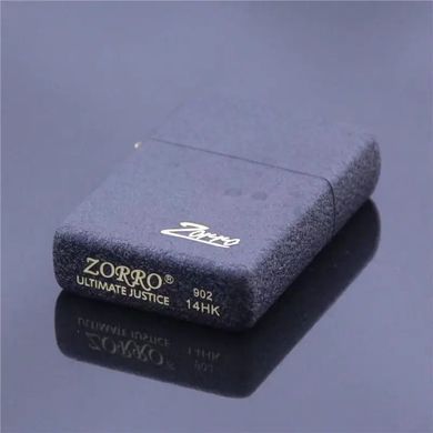 Зажигалка бензиновая "ZORRO Limited Edition" черная матовая HL-289