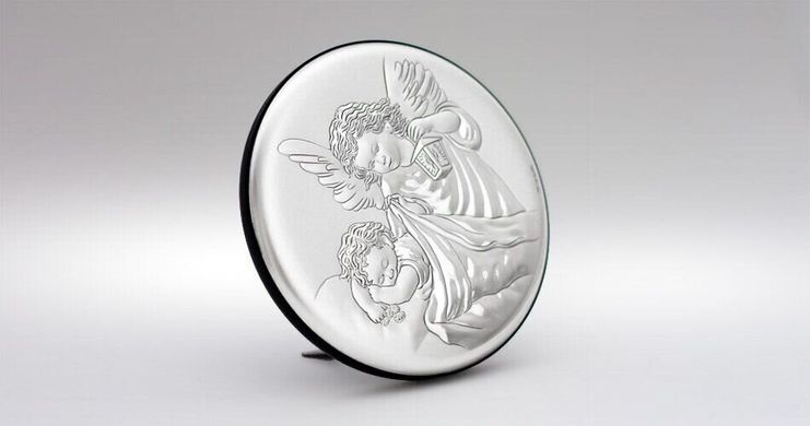 Ікона срібна Valenti Ангел-охоронець (11 x 11 см) 18023 2XL