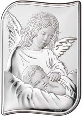 Ікона срібна Valenti Ангел-охоронець (9 x 13,5 см) 82109 3L