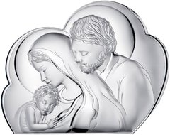 Ікона срібна Valenti Свята Родина (9 x 11 см) 81245 2L SL